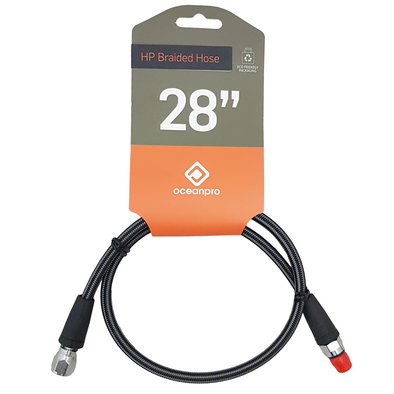 HP BRAIDED HOSE 28 INCH  